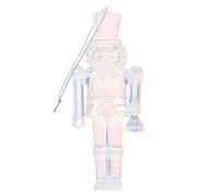 Cabilock Nutcracker Christmas Decor: Acrylic Nutcracker Ornaments For Christmas Tree - Hanging Walnut Soldier Decor - Lightweight Holiday Decorations For Party