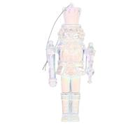 Cabilock Nutcrackers Figures: Acrylic Nutcracker Hanging Decorations - Festive Walnut Soldier Xmas Tree Pendants - Christmas Ornaments For Holiday Parties