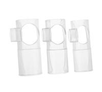 Cabilock Nylon Flute Mouthpiece and Control Pitch and Tone Quality Blow Aid 3pcs for Bamboo Flute and Membrane Protector Included Helps Beginners Play Easily