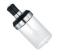 Cabilock Oil Dispenser Spice Jars Spoon Glass Containers Lids Glass Sauce Jar Lid Oil Container for Kitchen
