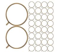 Cabilock Open Bezel Pendants Alloy Hollow Frame Pendants 100pcs for Resin Jewelry Making round 30mm, Versatile Craft Base, Maintain Shape and Precision, for DIY Handmade Jewelry and Gift