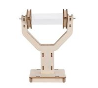 Cabilock Optical Experimental Equipment Prism Glass Holder for Physics Optical Experiment Triangular Prism for Light Refraction Demonstration Optics Learning Tool for Science Class