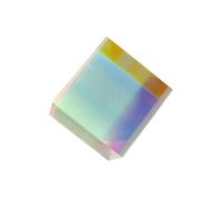 Cabilock Optical Glass Rgb Dispersion X-cube Prism Crystal Teaching Tool for Physics Education and Artistic Decoration Light Refraction for Science Classes