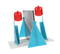 Cabilock Optical Reflection Kit for Middle School Physics Plane Mirror Experiment for Science Teaching User-friendly Physics Optics Tool for Classroom Experiments