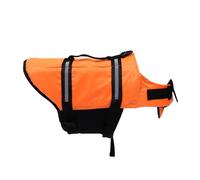 Cabilock Orange Puppy Swimsuit Vest with Reflective Strips Double Lock Design Oxford Cloth Lightweight Life Jacket for Pets Suitable for Swim Pool and Take A Walk