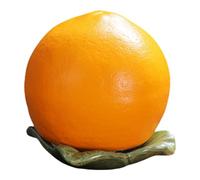 Cabilock Orange Shaped Ceramic Tea Container Decorative Airtight Storage Jar for Kitchen and Living Small Sealed Canister for Scented Tea Smooth Wear-resistant Food Storage