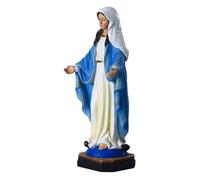Cabilock Our Lady Ornament Garden Statue Sculpture Holy Catholic Decors Catholic Religious Catholic Ornament Kid Virgin Vintage Resin Mother