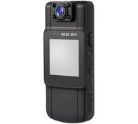 Cabilock Outdoor Motion Camera 2K Video Recorder with Back Clip, Wifi Function, 1.6-Inch Display, Long Battery Life for Sports and Security Applications - Black, Dc5.0V Compatible