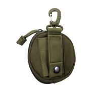 Cabilock Outdoor Sports Coin Bag Polyester Utility Pouch with Zipper and Hook Portable Hanging Storage for Belt Backpack Compact Waist Bag Organizer for Travel and Daily Use