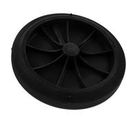 Cabilock Outdoor Trash Can Wheel Replacement 80L-240L Solid Axle Garbage Bin Pulley Accessory with Universal Fit for Wheelie Bins Reusable Trash Can Wheels Random Color Random Color