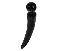 Cabilock Ox Horn Massage Scrapers Body Massage Scraping Tool Plastic Scraping Board Black for Foot and Limbs Relaxation Suitable for Family and Friends