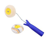 Cabilock Paint Roller for Painting Wall with Dual-head Design, Plastic and Iron Material, Easy Application in Small Corners and Precise Control, Portable Painting Roller Tool for Home
