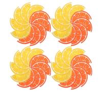 Cabilock Paper Napkins Disposable Napkins Orange Lemon 80pcs with Vibrant Citrus Design, 2-Layers Tear-Resistant for Wiping Hands and Mouth for Summer Parties and Large Events