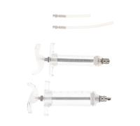 Cabilock Parrot Feeder Hand Feeding Syringe with 10ml and 30ml Capacity Feeding Tubes for Convenient Watering of Sick Birds and Budgies