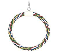 Cabilock Parrot Hanging Chewing Cotton Rope Swing 20Cm Diameter for Small Birds Such As Cockatiels and Parakeets