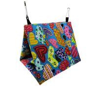 Cabilock Parrot Hanging Hammock Bed for Small Pets Made of Sturdy Canvas, Providing a Comfortable Living Place and Safe Resting Spot, for Windows Fence or Color