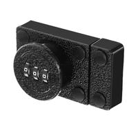 Cabilock Password Lock Door Bolt Closet Lock Zinc Alloy No-Drill Push and Slide Latch for Old-Style Doors Home Safety Retrofitting for Family Members