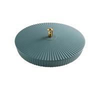 Cabilock Peacock Blue Snack Plate Compartments, Delicate Candy and Fruit Tray, Multi-Section Dessert and Food Storage Platter for Party and Home Use