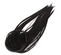 Cabilock Pearl White Headband Wig Hairpiece Bangs and Fringe Extensions for Women Outdoor Activities and Special Occasions