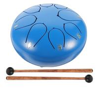 Cabilock Percussion Tongue Drum Kit Ethereal Melodious Tone Handpan for Beginners Musical Enlightenment and Meditation Blue