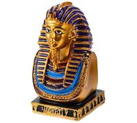 Cabilock Pharaoh Resin Statue Egyptian Style Tabletop Home Decor Accent