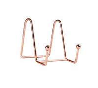 Cabilock Photo Picture Frame Holder Rose Gold Iron Small Size Photo Display Stand Book Magazine Display Rack for Home Desktop Countertop