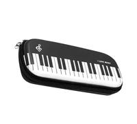 Cabilock Piano Keyboard Hard Pencil Case for Students, Compact and Portable Eva Zipper Storage Box with Unique Design, Multipurpose Organizer for Pens, Markers, and Crayons the Go