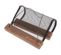 Cabilock Pin Display Rack Earring Wall Organizer Large Capacity Rectangular Wooden Mesh Grid Fabric Creative Design Easy Storage Organization Earrings and Jewelry