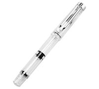 Cabilock Piston-filled Refillable Fountain Brush Pen with Flexible Soft Tip for Calligraphy Painting Drawing and Watercolor Plastic Design for Beginners and Artistic Journaling