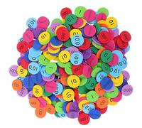 Cabilock Place Value Disks, Colored Number Circular for, Maths Counters Discs Set, Learning Resource for Elementary School Math Supplies