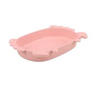 Cabilock Plastic Indoor Bird Bath with Spacious Bathing Session and Antislip Bottom Crab-themed Shower Accessory for Parakeet Bird Bath inside Cage Cage Accessory