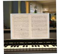 Cabilock Plastic Music Sheet Holder Folder for Piano Choir Band Performances Sturdy Sheet Music Storage Organizer with Portable Stylish Design for Concerts and Presentations