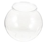 Cabilock Plastic round Fish Bowl Anti-falling Fish Tank Lightweight Small Aquarium Easy to Clean Creative Compact Modern Design for Home and Shopping Mall Decoration