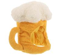 Cabilock Plush Beer Mug Costume Hat with Puffy Design for Birthday Dress