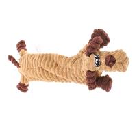 Cabilock Plush Cartoon Dog for Puppies and Dogs, Squeaky Chew Teeth Cleaning Function and Assorted Colours, for Alleviating Loneliness and Interactive Play