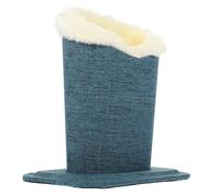 Cabilock Plush Lined Eyeglasses Holder Stand Case, Protective Glasses Case For Desks Or Nightstands Glasses Stand Case, Modern PU Leather Eyeglasses Holder, for Grandparents and Friends