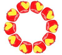 Cabilock Poisoned Fruit Charms DIY Jewelry Making Supplies Halloween 10pcs Versatile Plastic Resin Mini Fruit Pendants for Charm Earrings and Phone Decoration Accessories