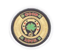 Cabilock Poker Card Guards Good Luck with Abs and Copper Material Reliable Souvenir Coins Protector for Poker Game Table Games Enhances Gaming Experience and Gift