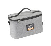 Cabilock Portable Baby Bottle Warmer Tote with Real-time Temperature Display and Large 8l Capacity, Oxford Cloth Electric Heating Bag for Outdoor Use, Rechargeable with Dc 12v Car Charging