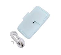 Cabilock Portable Baby Wipe Warmer USB Powered with 6600Mah Battery Plastic Compact Diaper Wipe Heater for Home and Vehicle Use Low Power Consumption