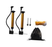 Cabilock Portable Basketball Pump Lightweight Plastic and Aluminum Alloy Air Pump with Handle and Foot Pedal Compact Design Reduces Inflating Time for Balls and Bikes for Sports Ground