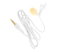 Cabilock Portable Clip Microphone for Smartphone Interview Recording Mini Lavalier Mic for Teaching Small Noise-canceling Mic for Mobile Phone Use