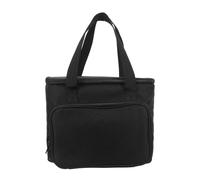 Cabilock Portable Coffee Maker Travel Case Bag for Single Serve Brewers, Black Mini Coffee Machine Storage Tote with Shoulder Strap for Camping, Office, Dorm, and Rv Use