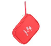Cabilock Portable Compact First Aid Bag with Full Zipper Design, Oxford Cloth Material Travel Medicine Bag for Car and Bike Emergency Use, Lightweight and Handy First Aid Kit for Family