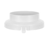 Cabilock Portable Conditioning Conditioner Air Connector Sealing Hose with Groove Structure, White Plastic Tube Fitting Reducing Wind Resistance for Family Bedrooms for Renters