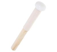Cabilock Portable Crystal Singing Bowls for Playing and Percussion Instruments Lightweight Chanting Bowls Mallet with Rubber Head and Wooden Handle
