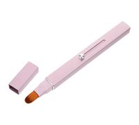 Cabilock Portable Double-ended Retractable Nylon Lip Brush for Women Lipstick and Lip Gloss Applicator Travel-friendly with Dual-head Design