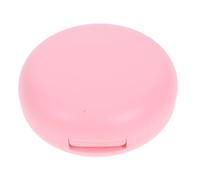 Cabilock Portable Makeup Compact Storage Box 3.5x3.5x1.2inch Plastic Multifunctional Use Stylish Elegant Design for DIY Makeup Travel Can Hold Powder Puff