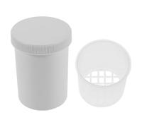 Cabilock Portable Plastic Hearing Aid Drying Box with Perforated Layer and Hole Separator for Moisture Proof Storage, Versatile Organisation, Lightweight Design for Home and Travel