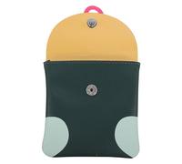 Cabilock Portable Sanitary Towel Bag for Women, Lightweight Pu Material, Easy to Store Menstrual Pad Pouch Suitable for Out-of-Home Use and Anywhere, Green Colour
